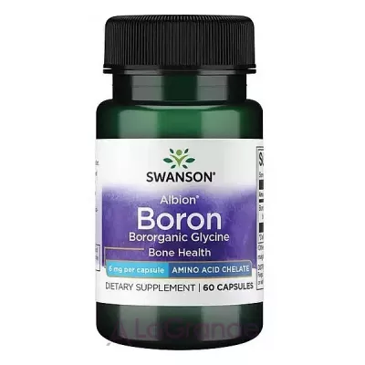 Swanson Albion Boron Boroganic Glycine 6 mg ĳ  