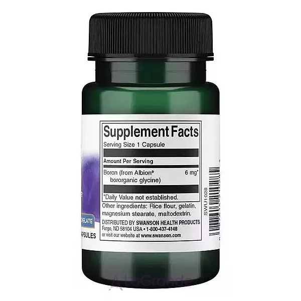 Swanson Albion Boron Boroganic Glycine 6 mg ĳ������ ������� 