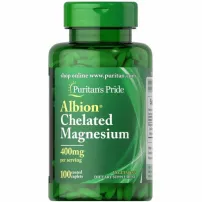 Puritan's Pride Albion Chelated Magnesium 400 mg ����������� ������� "������ �����", 400 ��