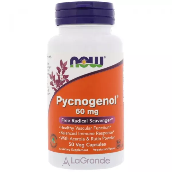 Now Foods Pycnogenol 60 mg ����������� ������� 