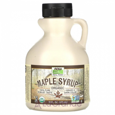 Now Foods Real Food Organic Maple Syrup   ,  A,  