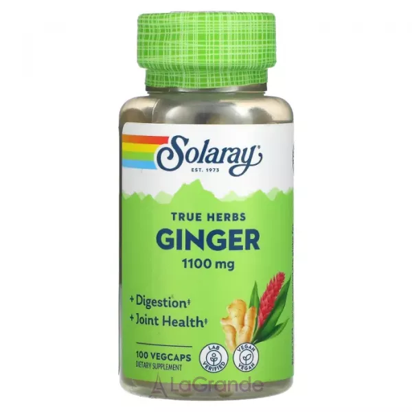 Solaray Ginger Root 1100 mg ����������� ������� 