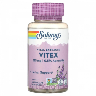 Solaray Vital Extract Vitex 225 mg   