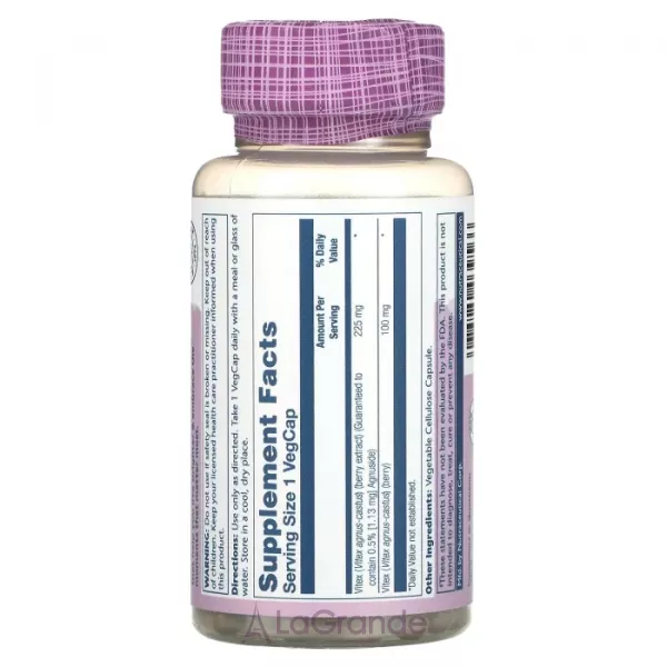 Solaray Vital Extract Vitex 225 mg ����������� ������� 
