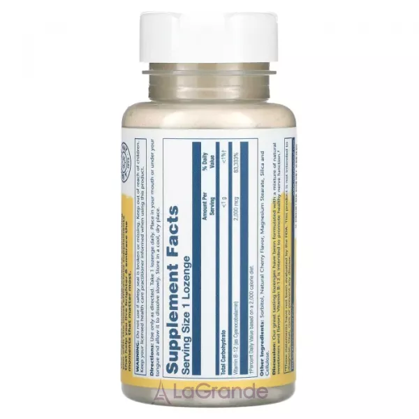 Solaray Vitamin B-12 2000 mcg ����������� ������� 