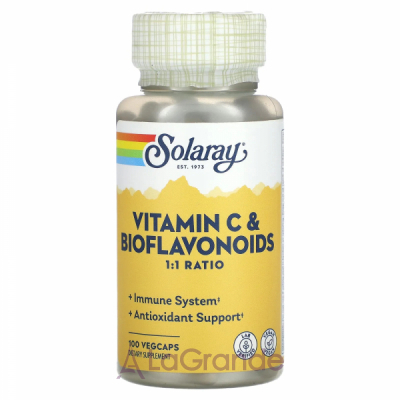 Solaray Vitamin C & Bioflavonoids 1:1 ĳ  