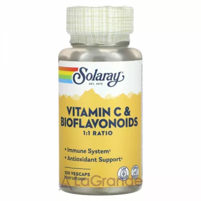 Solaray Vitamin C & Bioflavonoids 1:1 ĳ  