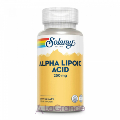 Solaray Alpha Lipoic Acid 250 mg ĳ  