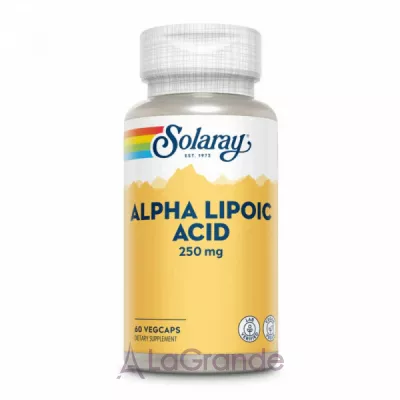 Solaray Alpha Lipoic Acid 250 mg ĳ  