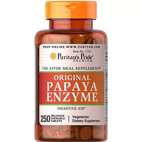 Puritan's Pride Papaya Enzyme ����������� ������� 