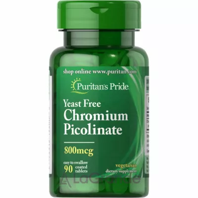 Puritan's Pride Yeast Free Chromium Picolinate 800 mcg ĳ  