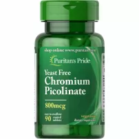 Puritan's Pride Yeast Free Chromium Picolinate 800 mcg ����������� ������� "��������� �����, ��� �������", 800 ���