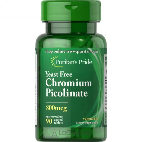 Puritan's Pride Yeast Free Chromium Picolinate 800 mcg ����������� ������� 