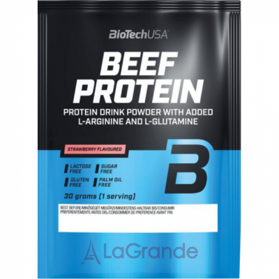 BioTech USA Beef Protein Strawberry   