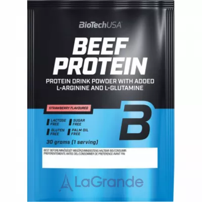 BioTech USA Beef Protein Strawberry   