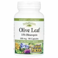 Natural Factors Olive Leaf 500 mg ����������� ������� "�������� ������� �����", 500 ��