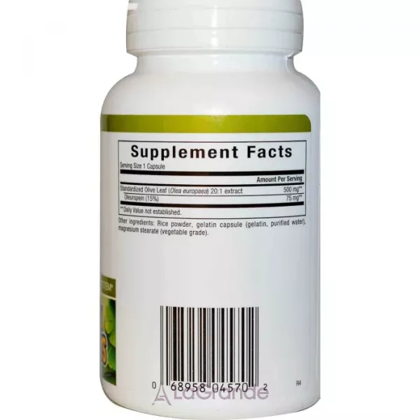 Natural Factors Olive Leaf 500 mg ĳ������ ������� 
