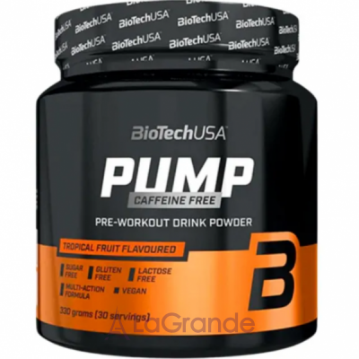 Biotech USA Pump Caffeine Free Tropical Fruit   