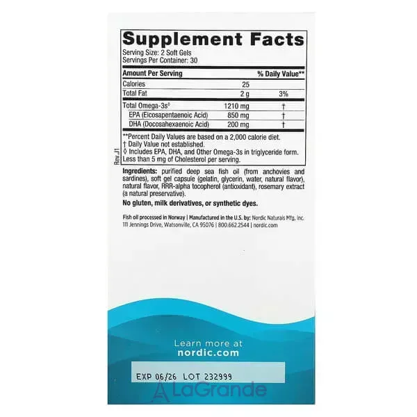 Nordic Naturals EPA ����������� ������� 