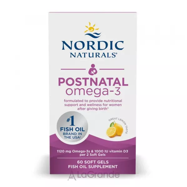 Nordic Naturals Postnatal Omega-3 ����������� ������� ��� ��������� ������� ����� ����� 