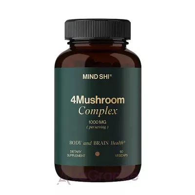 Mind Shi 4Mushroom Complex 1000 mg ĳ  