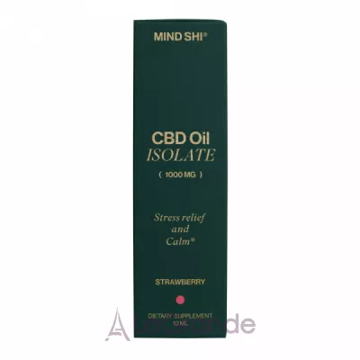 Mind Shi CBD Oil Isolate Strawberry 1000 mg   