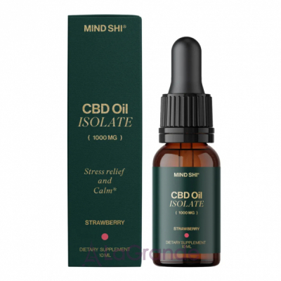 Mind Shi CBD Oil Isolate Strawberry 1000 mg   