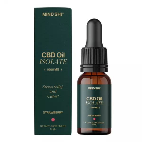 Mind Shi CBD Oil Isolate Strawberry 1000 mg ������� ������� 