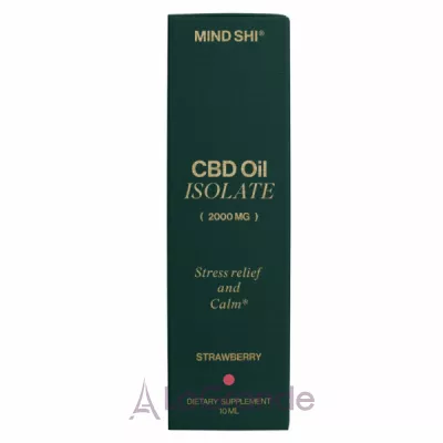 Mind Shi CBD Oil Isolate Strawberry 2000 mg   
