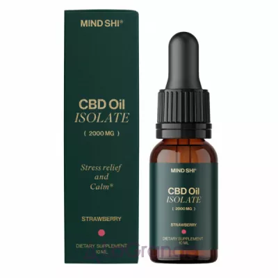 Mind Shi CBD Oil Isolate Strawberry 2000 mg   