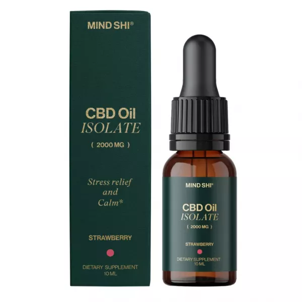 Mind Shi CBD Oil Isolate Strawberry 2000 mg ������� ������� 