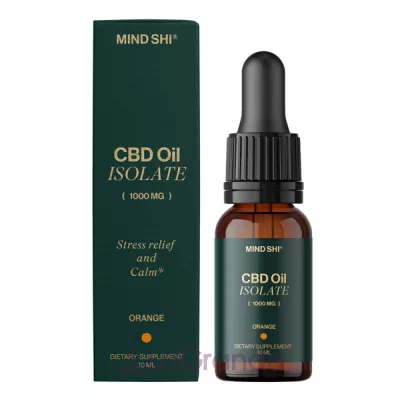 Mind Shi CBD Oil Isolate Orange 1000 mg   
