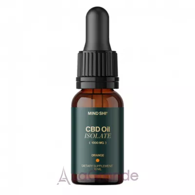 Mind Shi CBD Oil Isolate Orange 1000 mg   