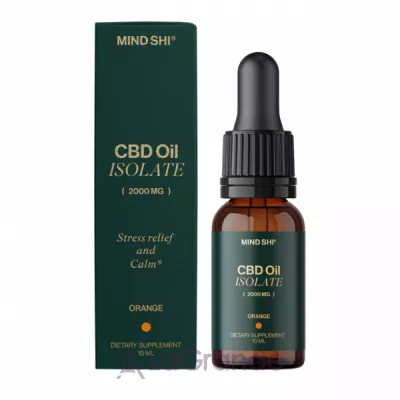 Mind Shi CBD Oil Isolate Orange 2000 mg   
