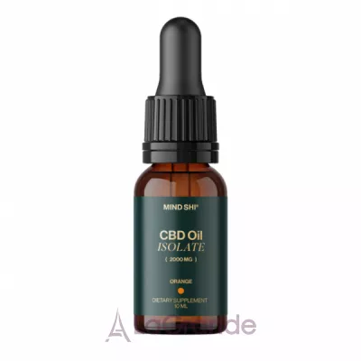 Mind Shi CBD Oil Isolate Orange 2000 mg   