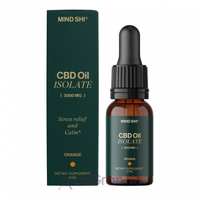 Mind Shi CBD Oil Isolate Orange 3000 mg   
