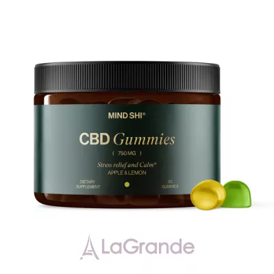 Mind Shi CBD Gummies 750 mg Apple & Lemon   