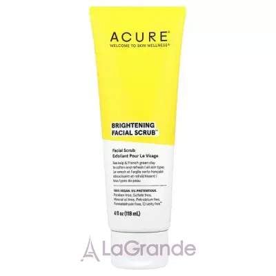 Acure Brightening Facial Scrub      