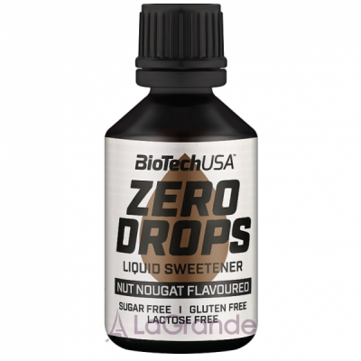 BioTech USA Zero Drops Flavouring Nut Nougat   
