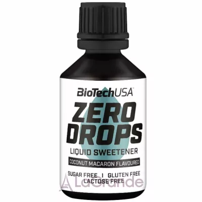BioTech USA Zero Drops Flavouring Coconut Macaron   