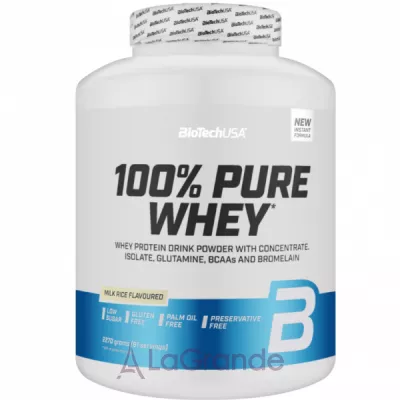 BioTech USA 100% Pure Whey Milk Rice  