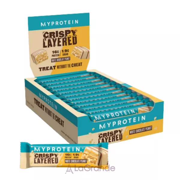 Myprotein Crispy Layered White Chocolate Peanut ����������� �������� 
