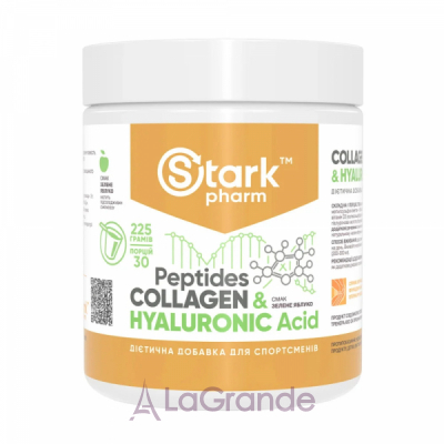 Stark Pharm Collagen Peptides & Hyaluronic Acid Green Apple ĳ  