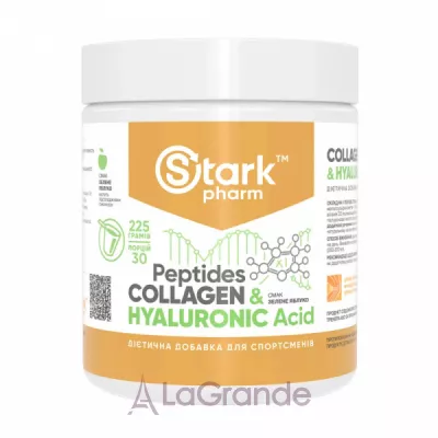 Stark Pharm Collagen Peptides & Hyaluronic Acid Green Apple ĳ  