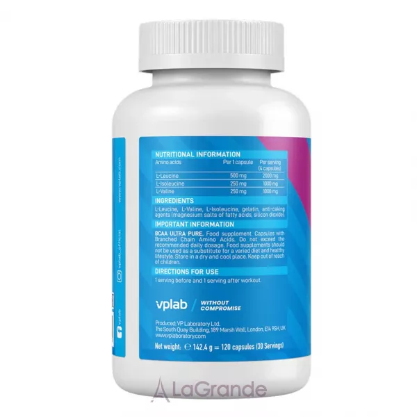 VPLab BCAA Ultra Pure �������� ���������� BCAA