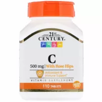 21st Century Vitamin C with Rose Hips 500 mg ����������� ������� "������� � � ����������", 500 ��