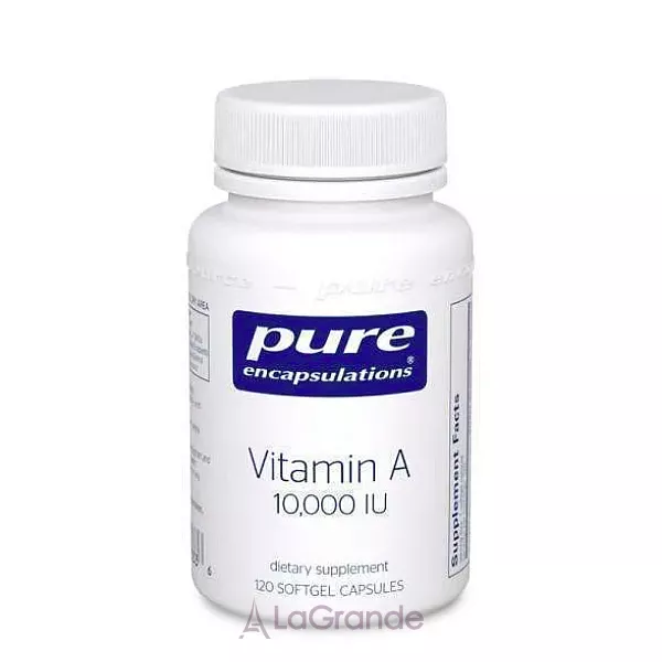Pure Encapsulations Vitamin A 10000 IU ����������� ������� 