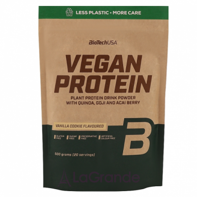 Biotech USA Vegan Protein Vanilla Cookies   
