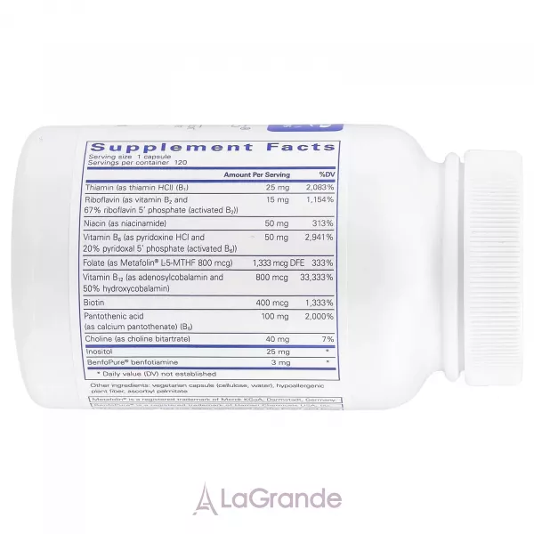 Pure Encapsulations PureGenomics B-Complex �������� ��������� ������ B
