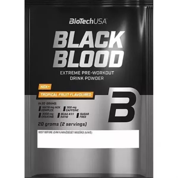 BioTech USA Black Blood NOX+ Tropical Fruit ����������������� �������� 